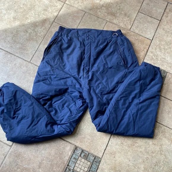 Men’s Swiss Alps Large Navy Snow Pants. - Picture 2 of 5